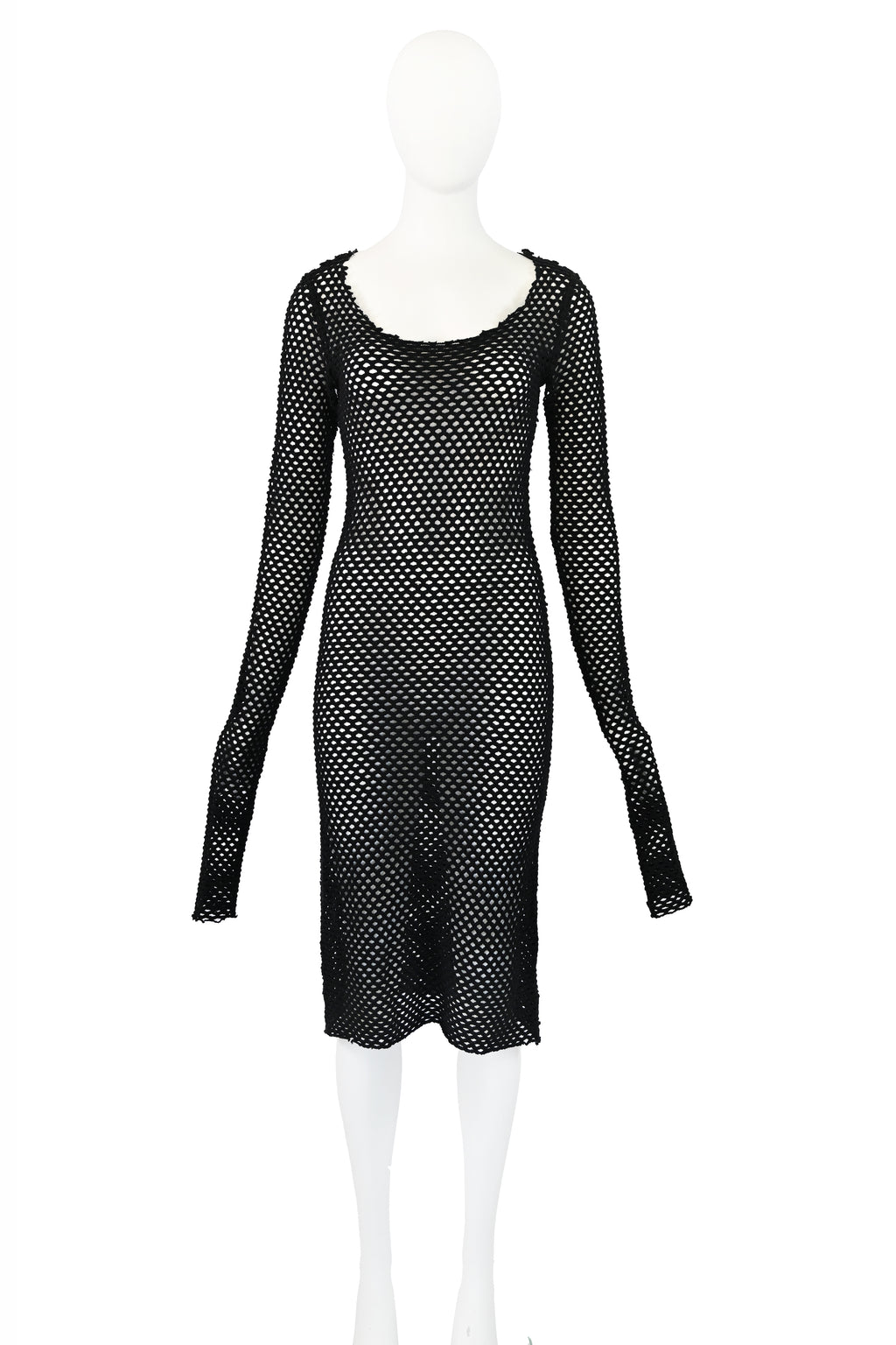 Jean Colonna 2000 Knit Dress with Scarf