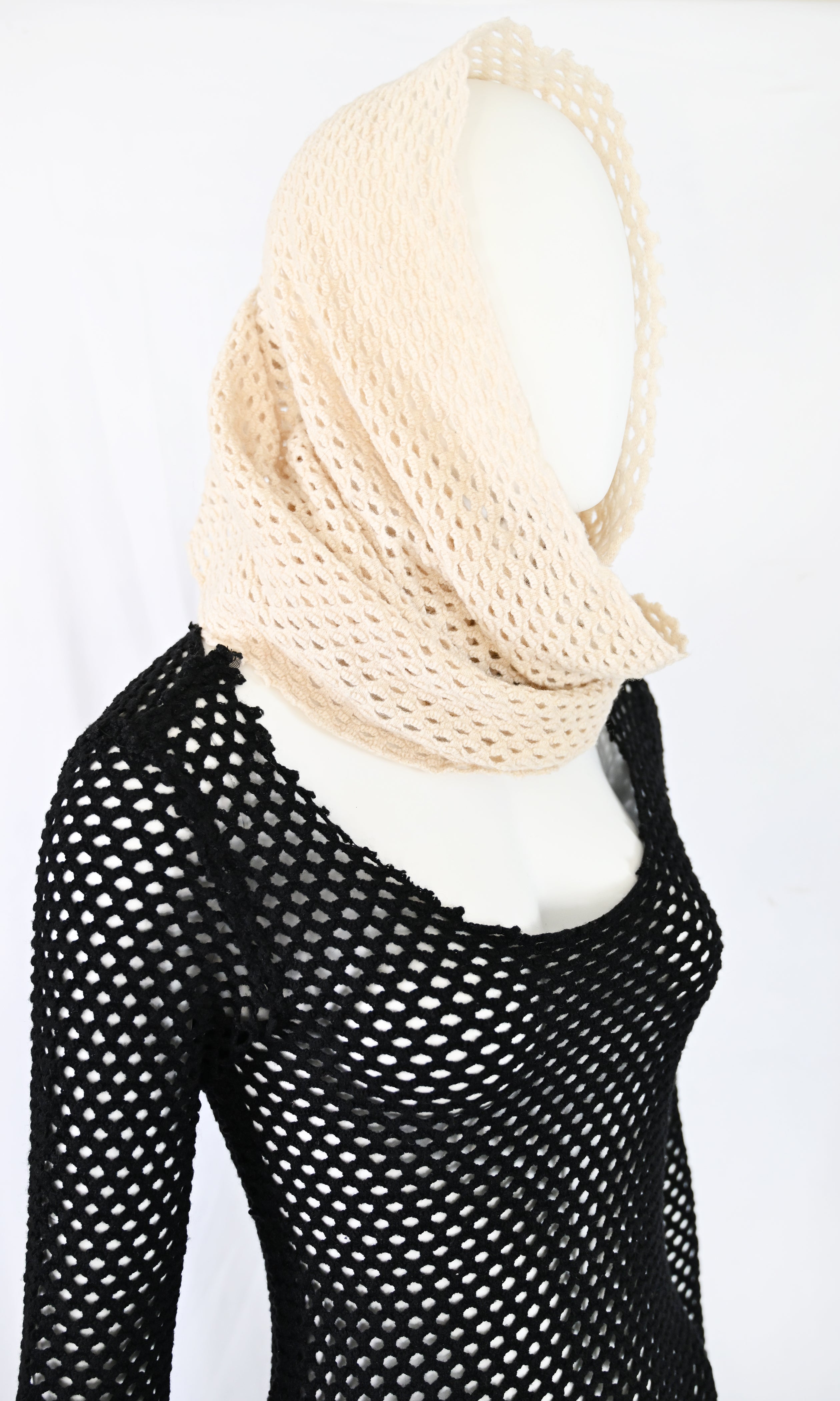 Jean Colonna 2000 Knit Dress with Scarf