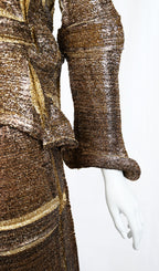 Yoshiki Hishinuma Runway Metallic Lurex Skirt Set