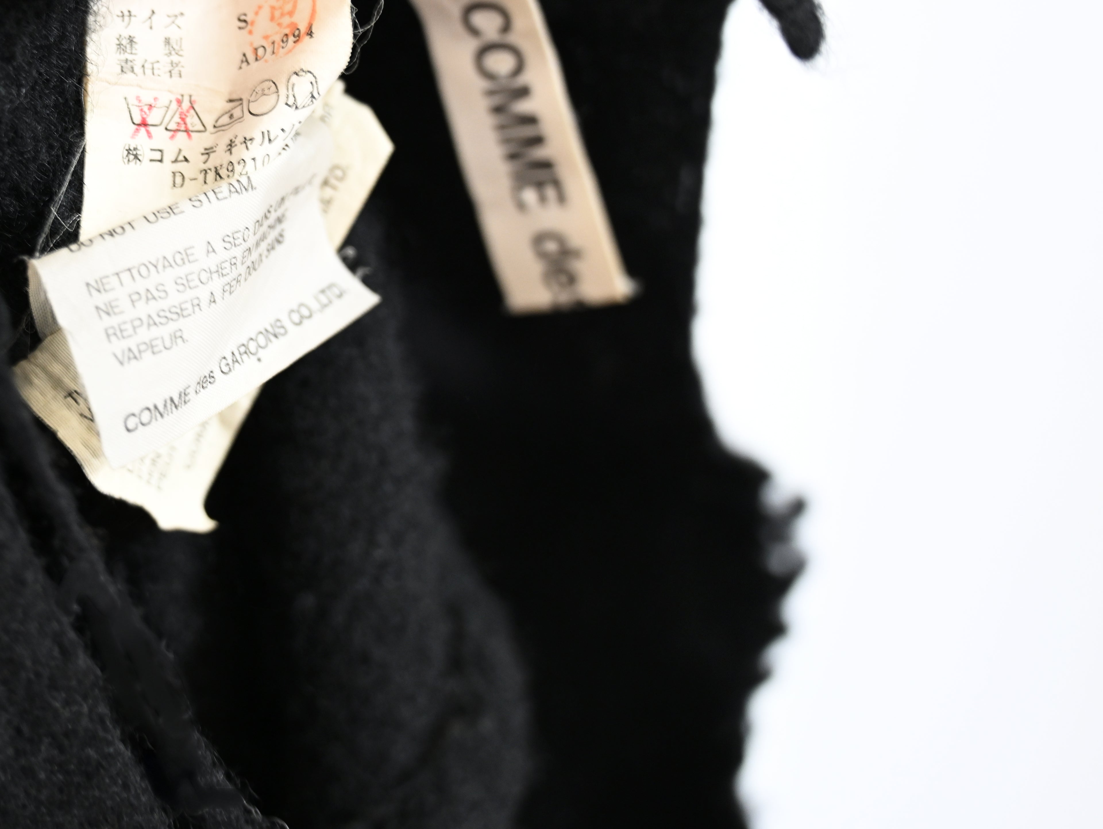 Comme des Garçons 1994 Wool Tunic