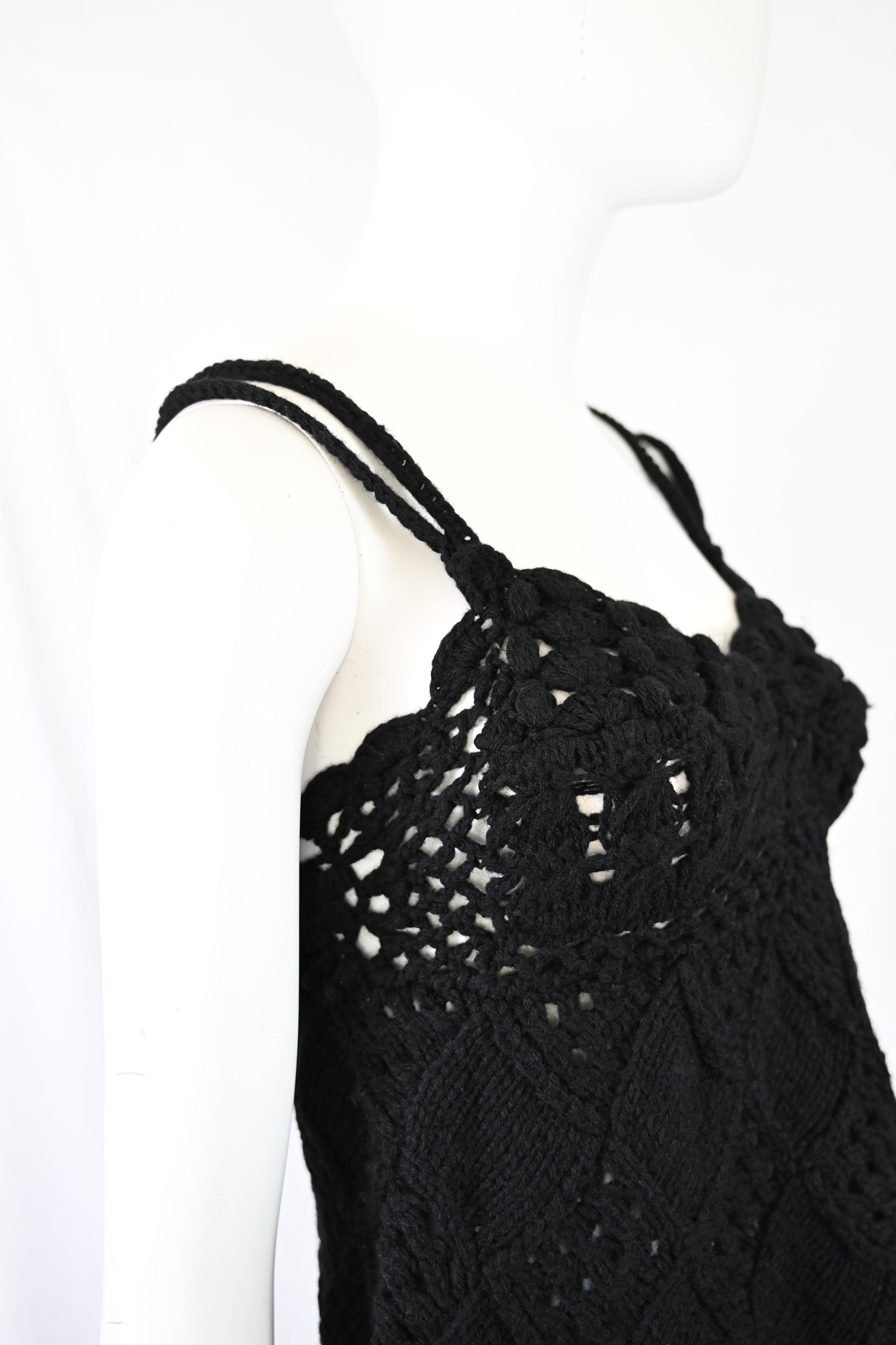 Tao Comme des Garcons 2005 Wool Knit Bustier