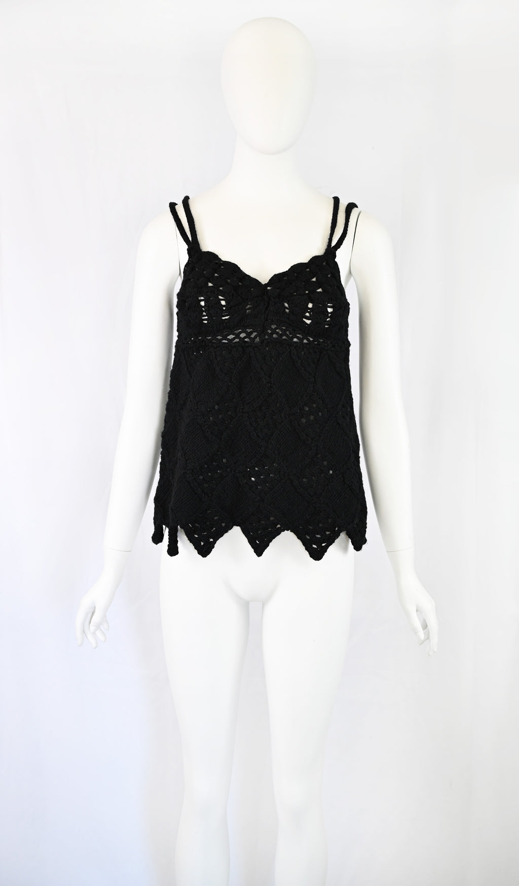 Tao Comme des Garcons 2005 Wool Knit Bustier