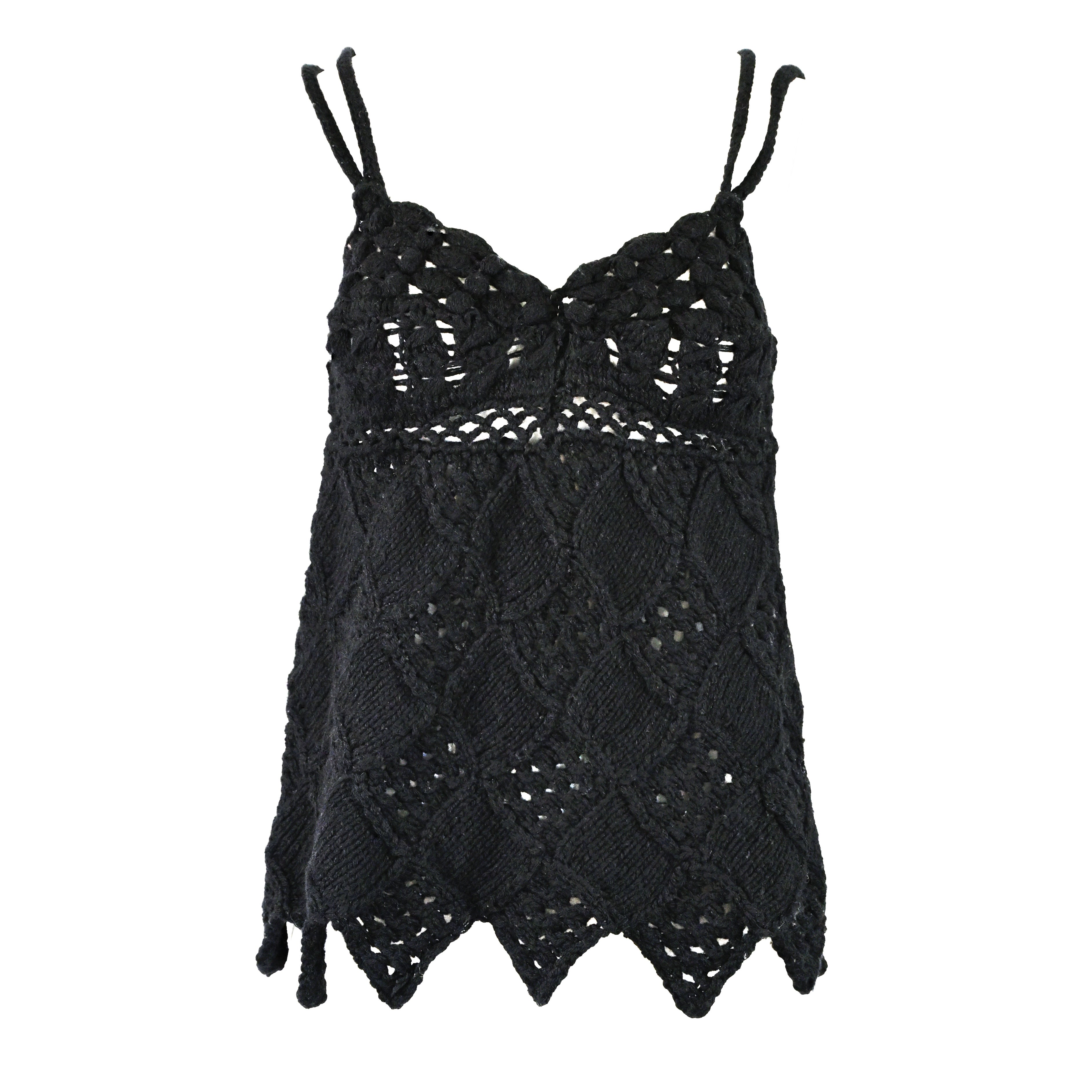 Tao Comme des Garcons 2005 Wool Knit Bustier