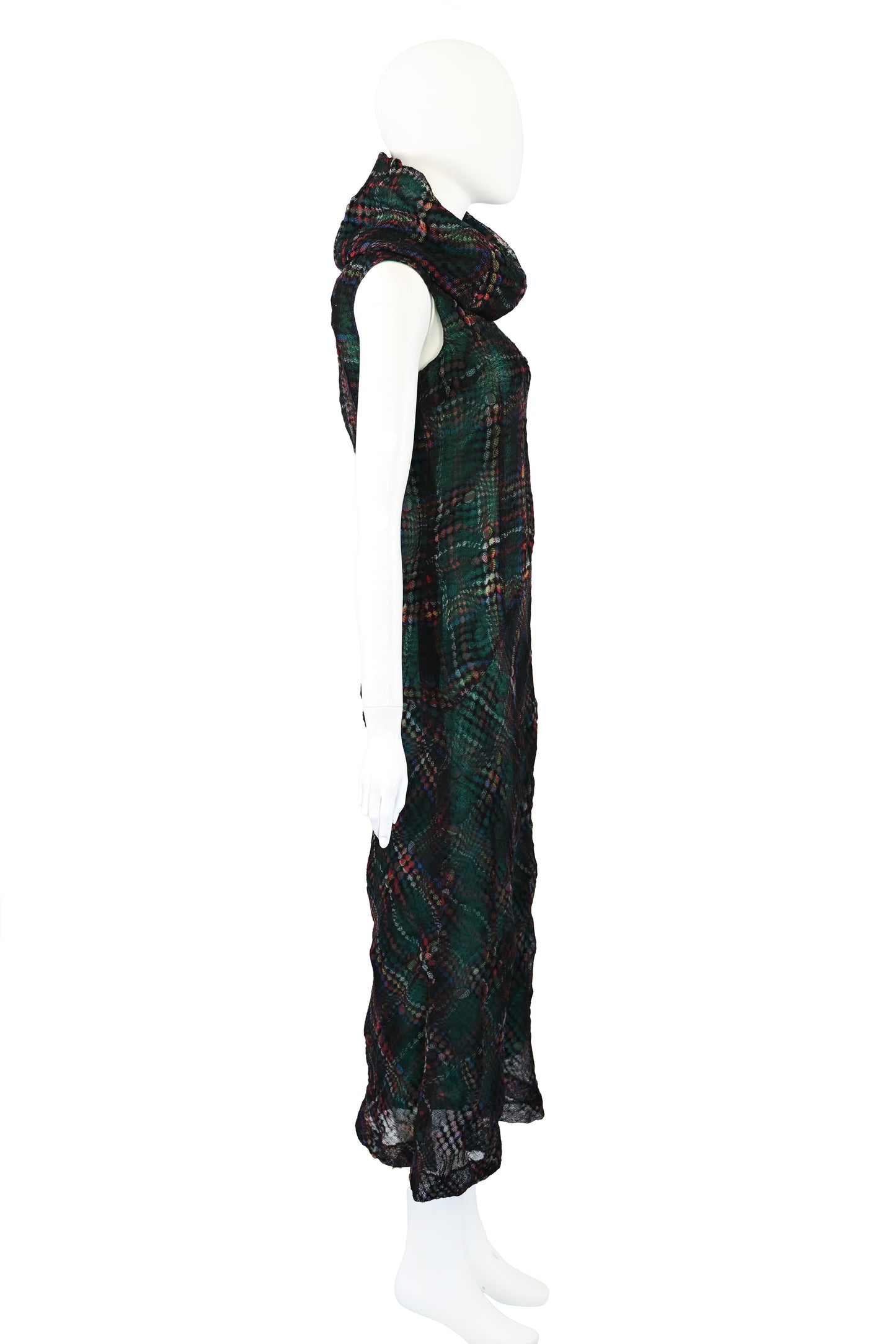 Tabasa Kint Dress with Scarf