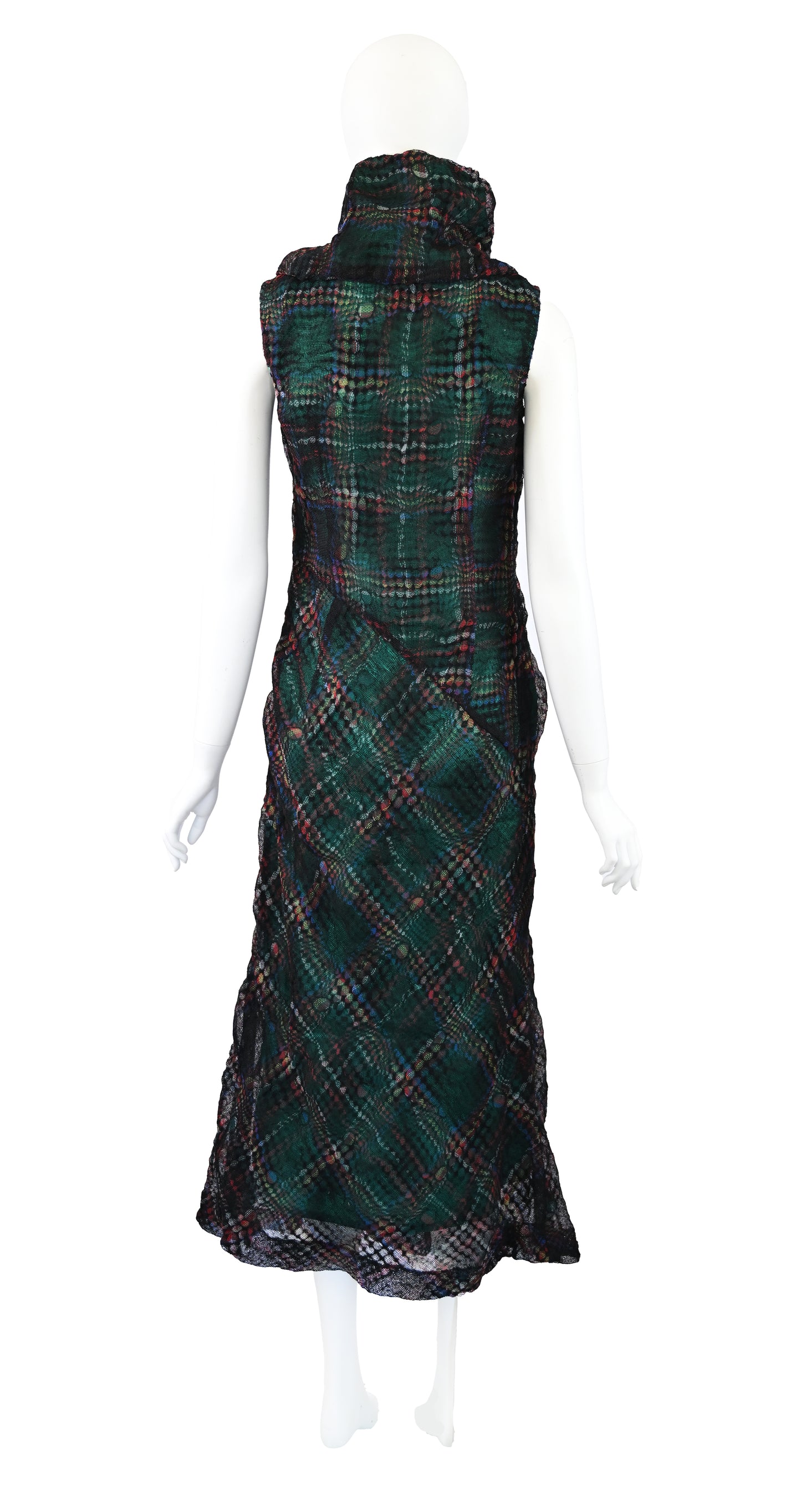 Tabasa Kint Dress with Scarf