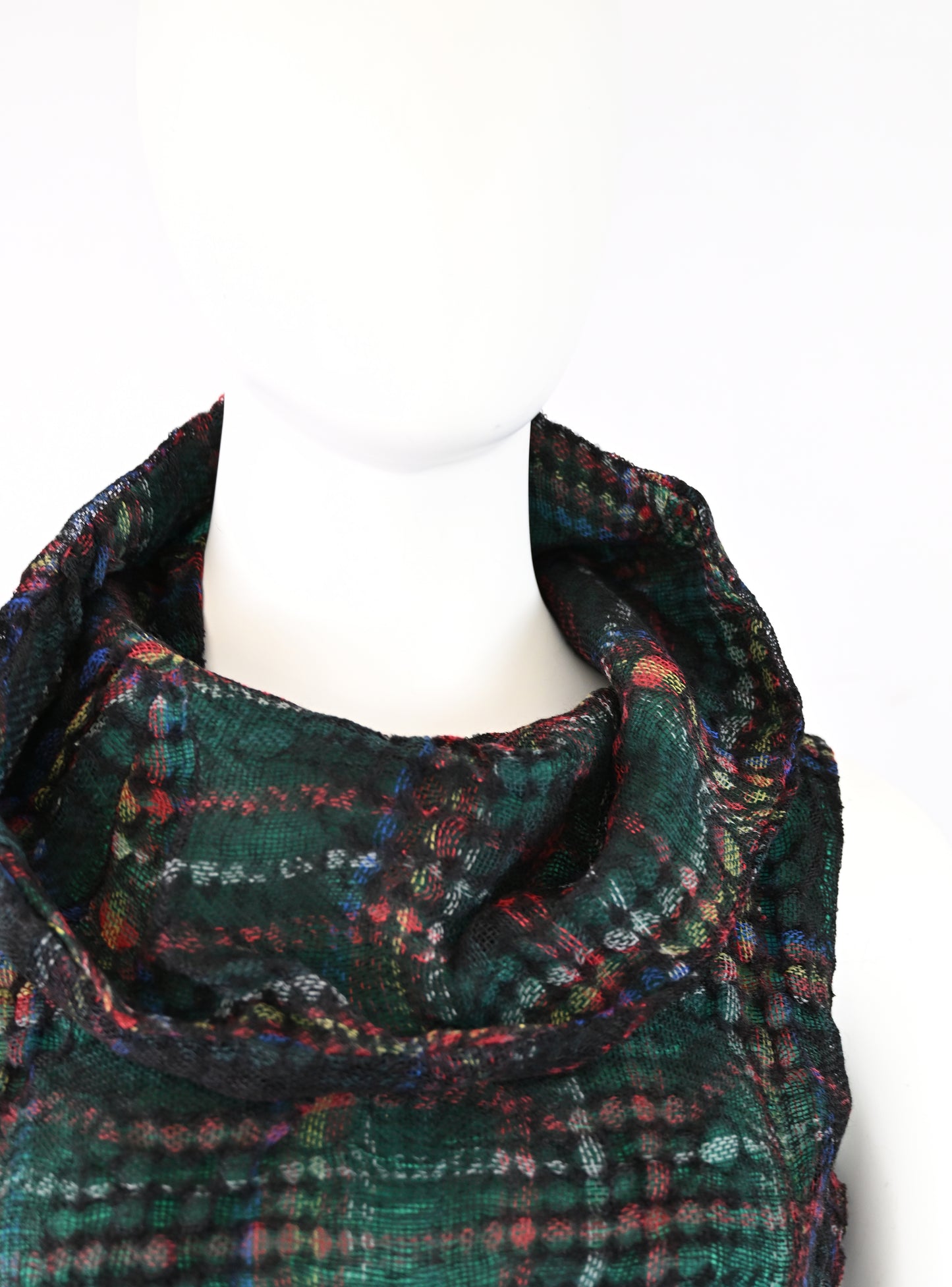 Tabasa Kint Dress with Scarf