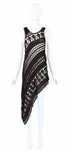 Yohji Yamamoto SS 1990 Runway Crochet Dress