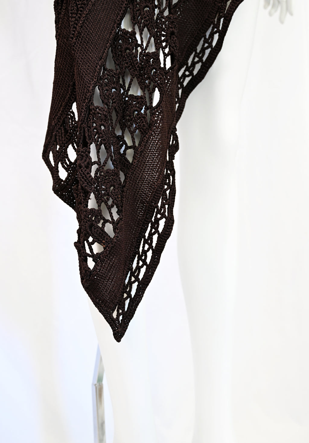 Yohji Yamamoto SS 1990 Runway Crochet Dress