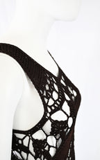 Yohji Yamamoto SS 1990 Runway Crochet Dress