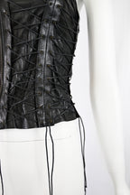 Plein Sud 2002 Leather Lace-Up Corset