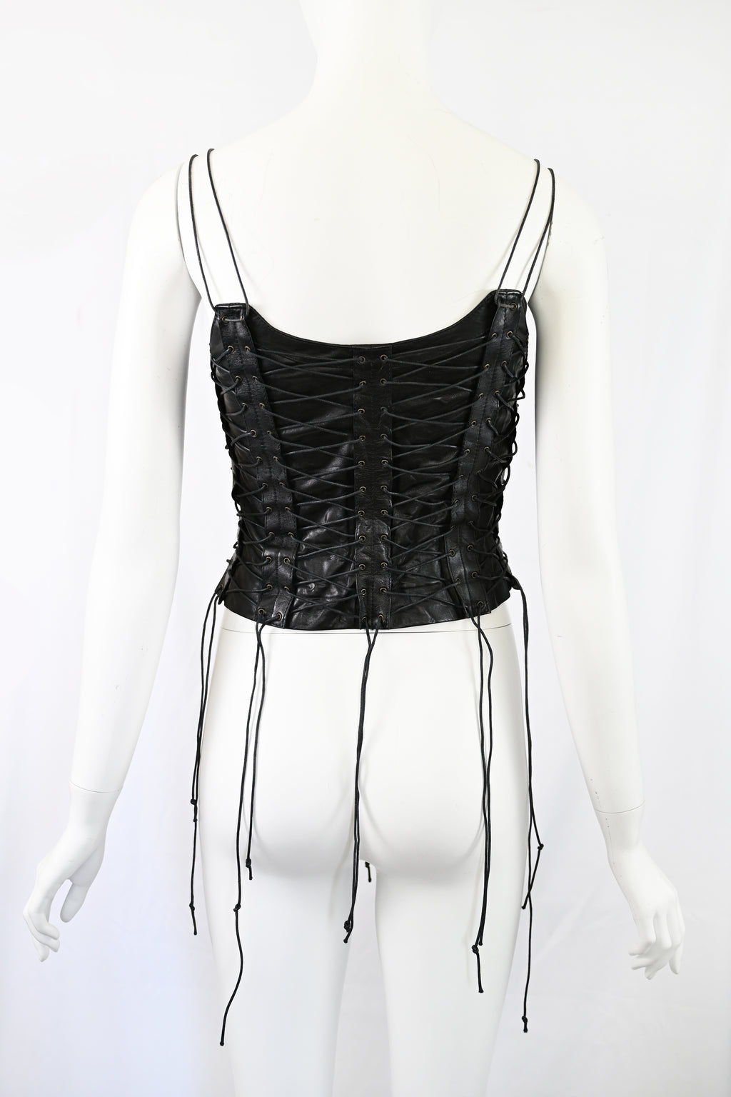 Plein Sud 2002 Leather Lace-Up Corset