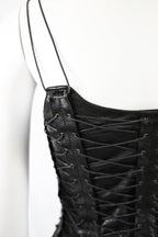 Plein Sud 2002 Leather Lace-Up Corset