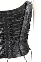 Plein Sud 2002 Leather Lace-Up Corset