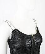 Plein Sud 2002 Leather Lace-Up Corset
