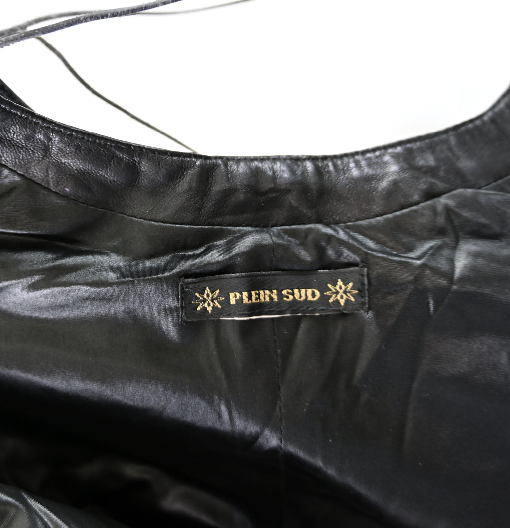 Plein Sud 2002 Leather Lace-Up Corset