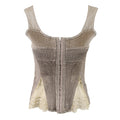 Gary Graham 2006 Silk Bustier with Lace