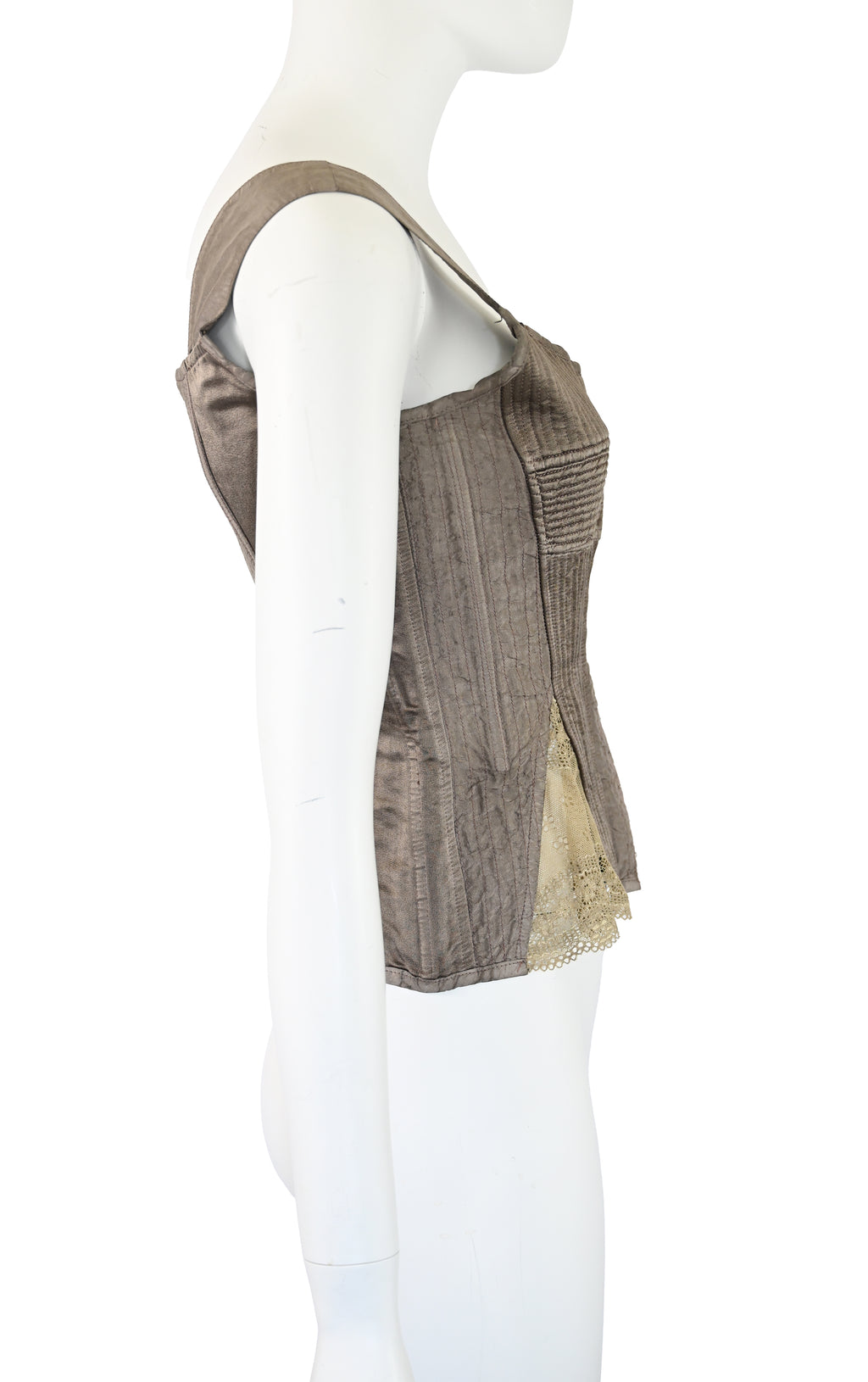 Gary Graham 2006 Silk Bustier with Lace