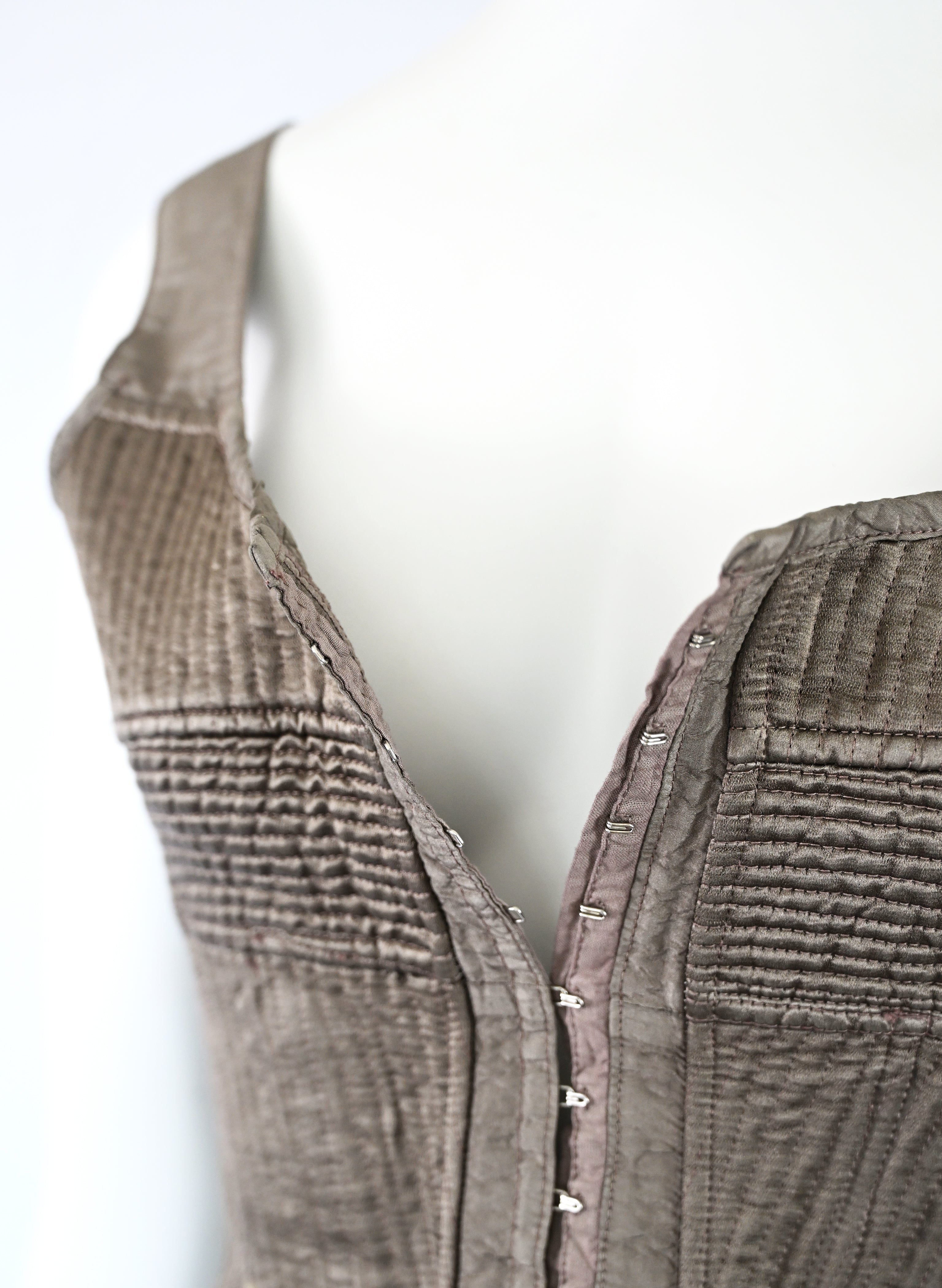 Gary Graham 2006 Silk Bustier with Lace