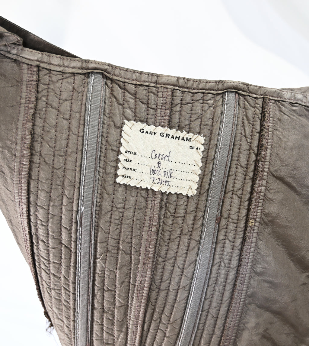 Gary Graham 2006 Silk Bustier with Lace
