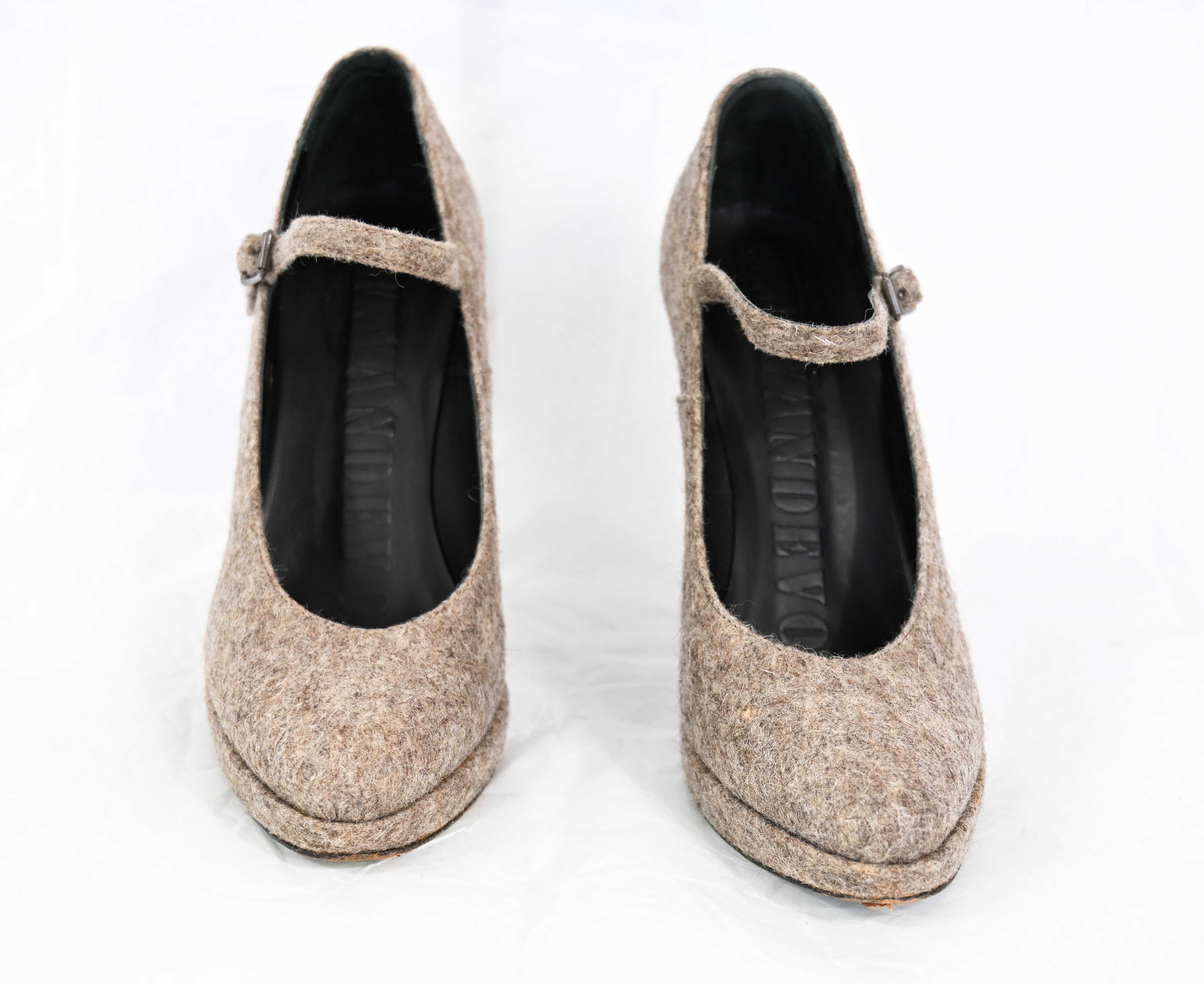 A.F. Vandevorst 2009 Felted Wool Heels