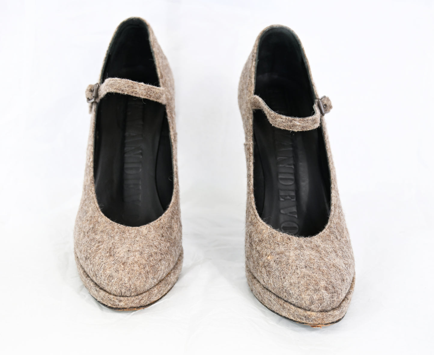 A.F. Vandevorst 2009 Felted Wool Heels