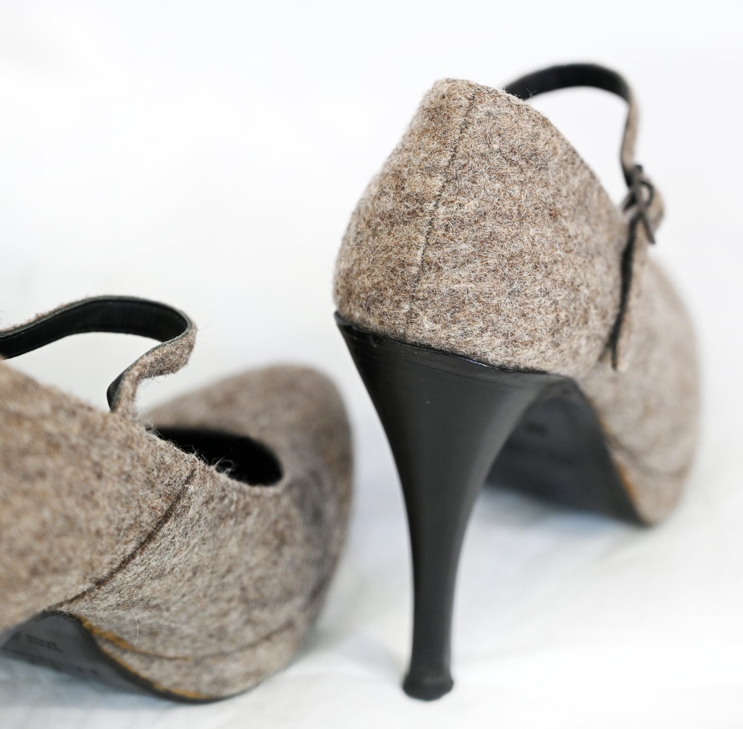 A.F. Vandevorst 2009 Felted Wool Heels