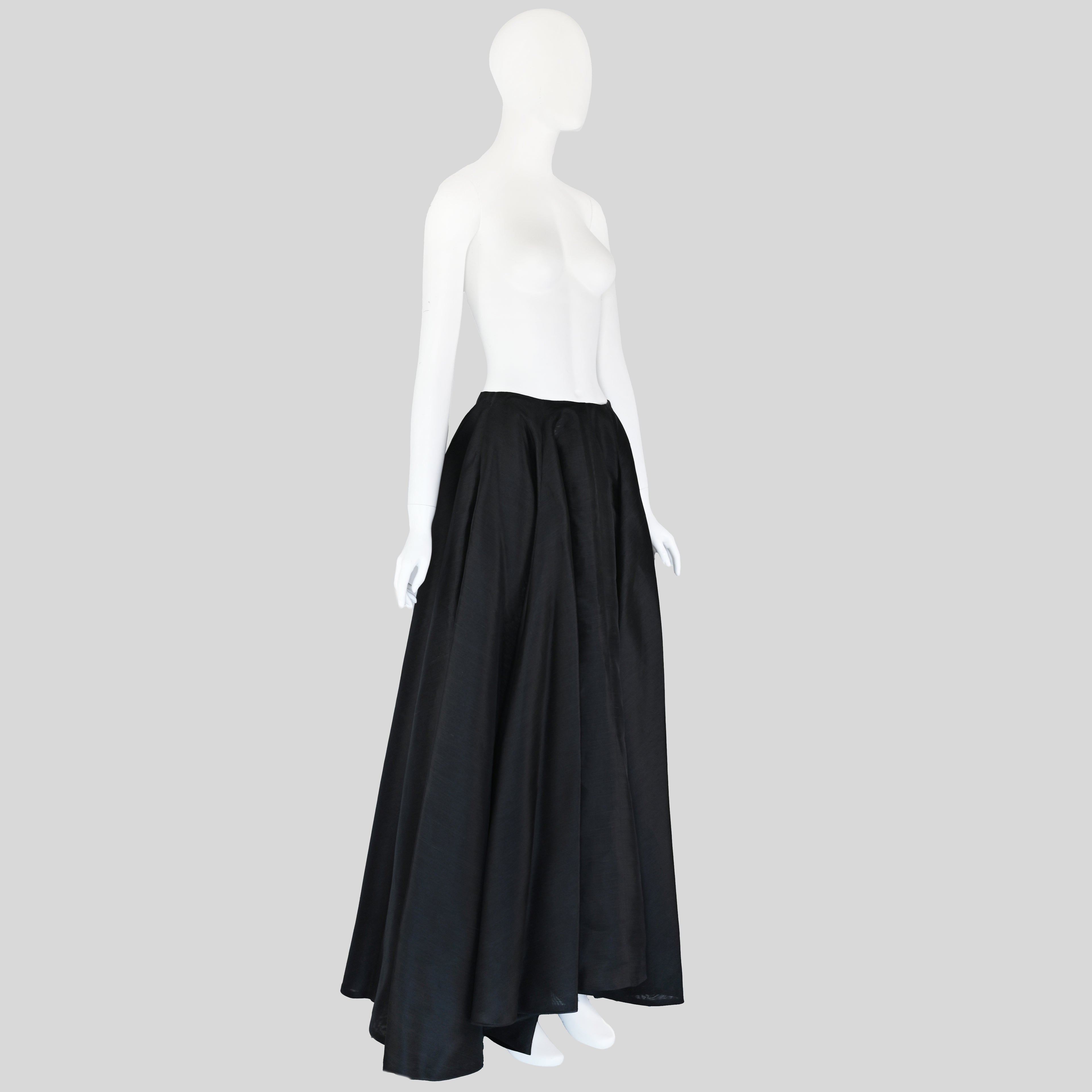 Olivier Theyskens FW 1998 Silk Full Skirt