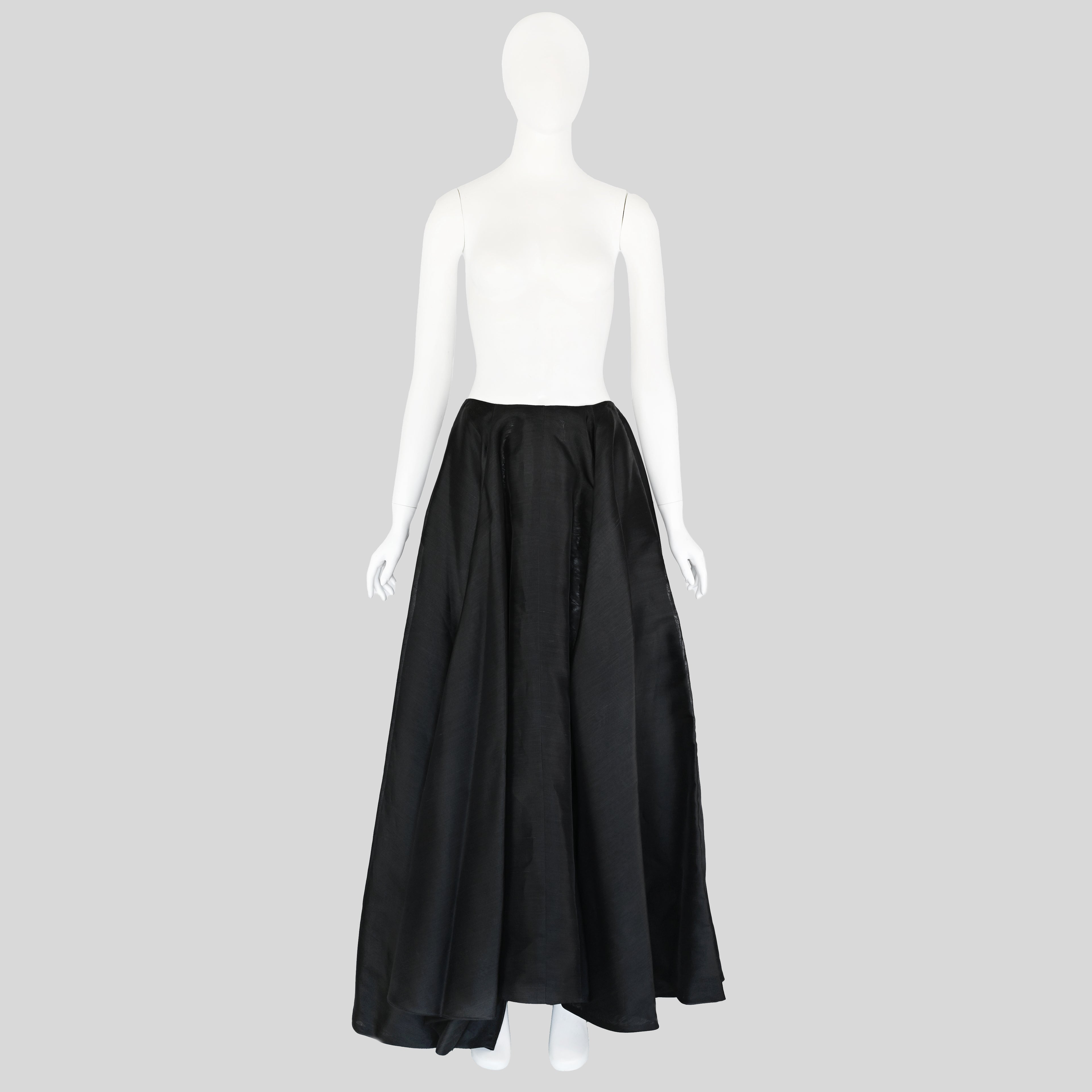 Olivier Theyskens FW 1998 Silk Full Skirt