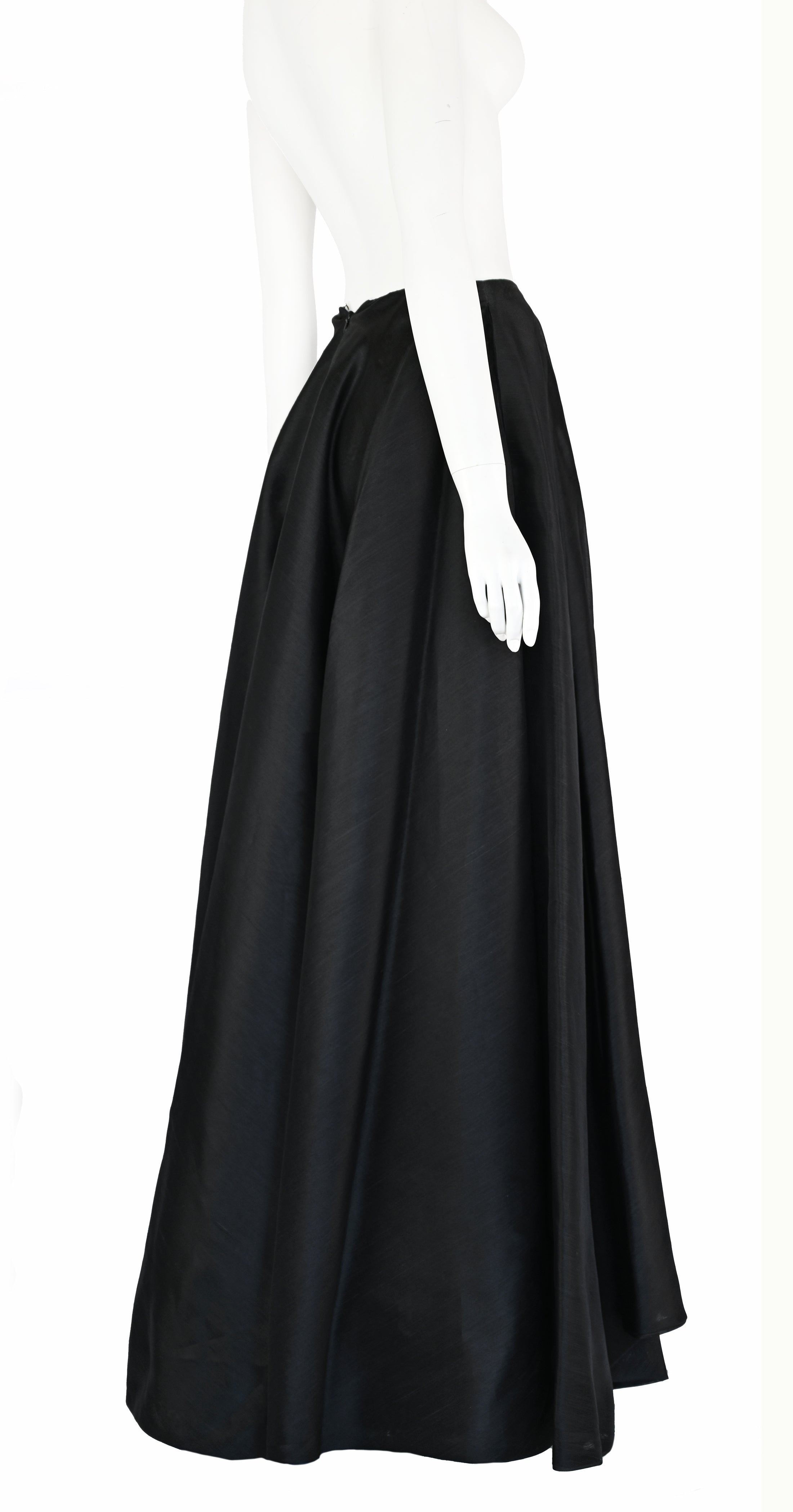 Olivier Theyskens FW 1999 Silk Full Skirt