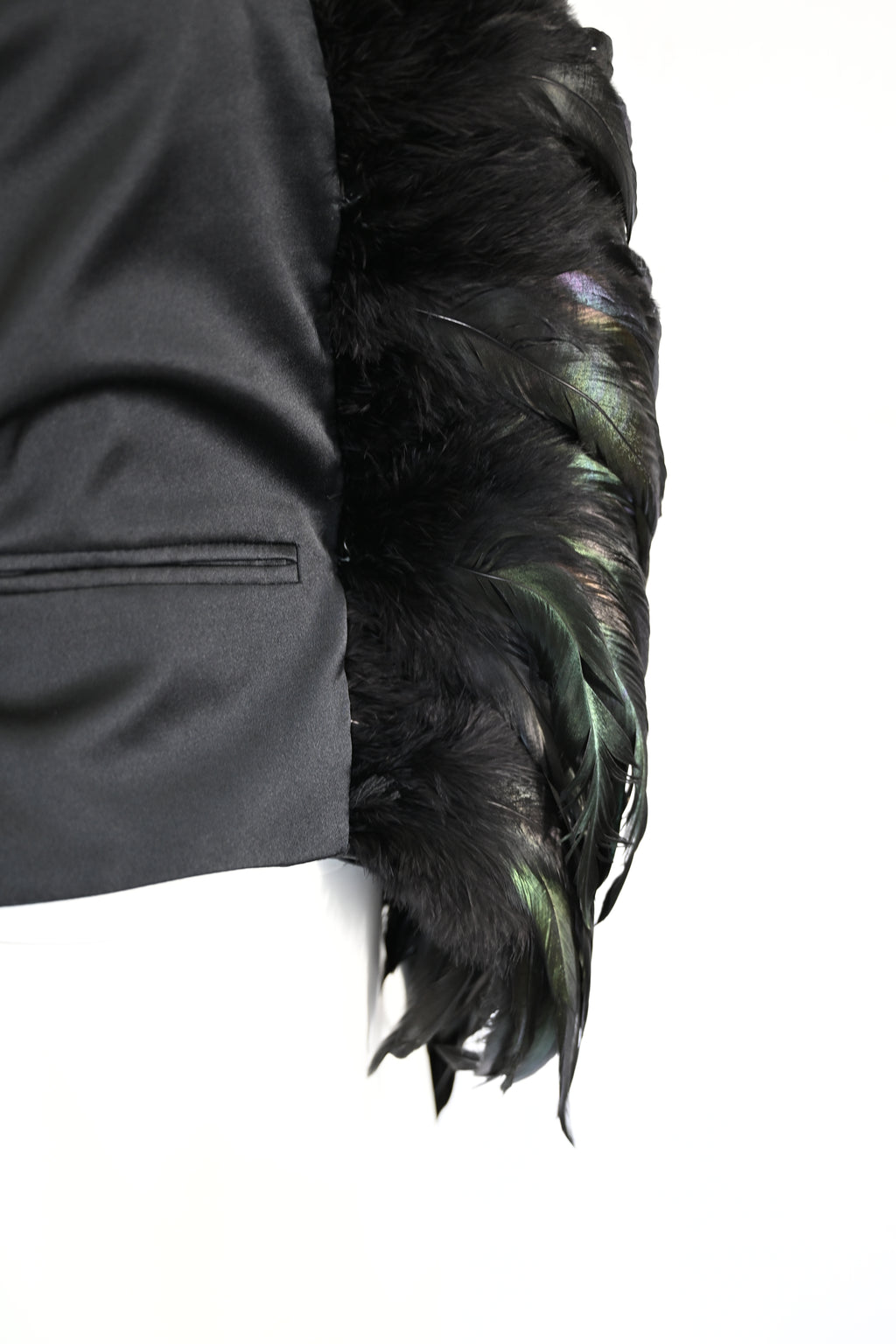 Ann Demeulemeester SS 2008 Feather Vest