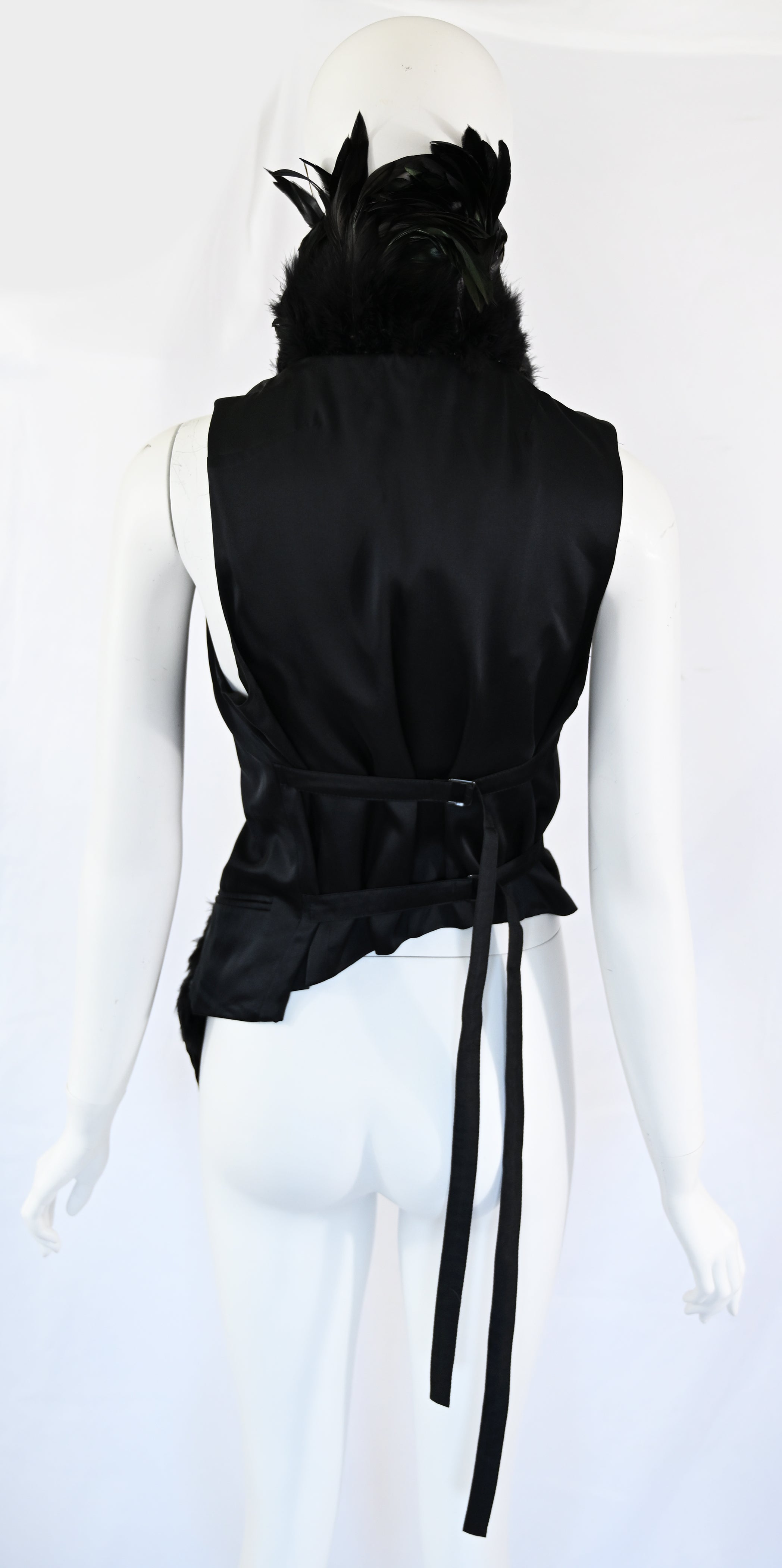 Ann Demeulemeester SS 2008 Feather Vest