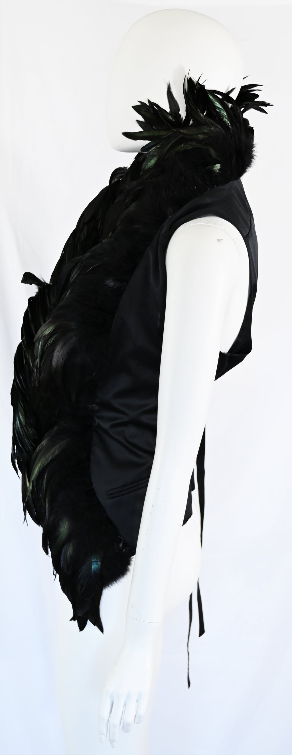 Ann Demeulemeester SS 2008 Feather Vest