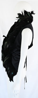 Ann Demeulemeester SS 2008 Feather Vest