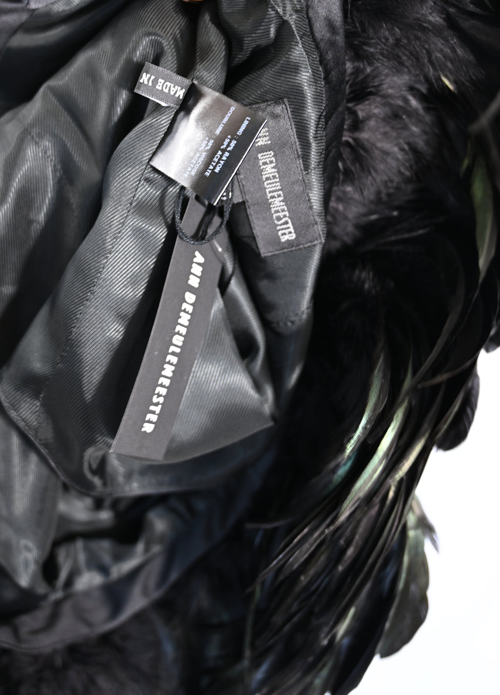 Ann Demeulemeester SS 2008 Feather Vest