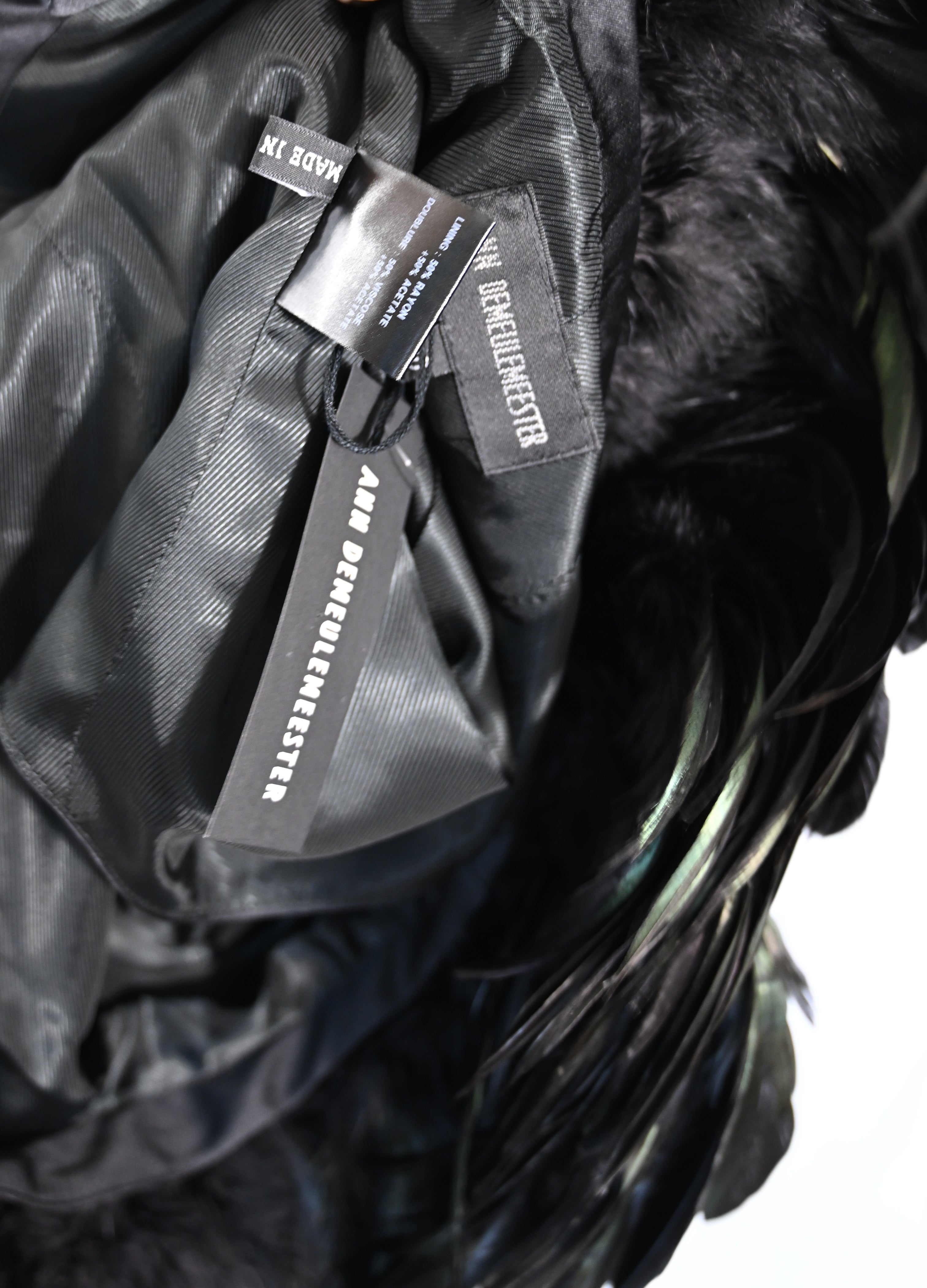 Ann Demeulemeester SS 2008 Feather Vest