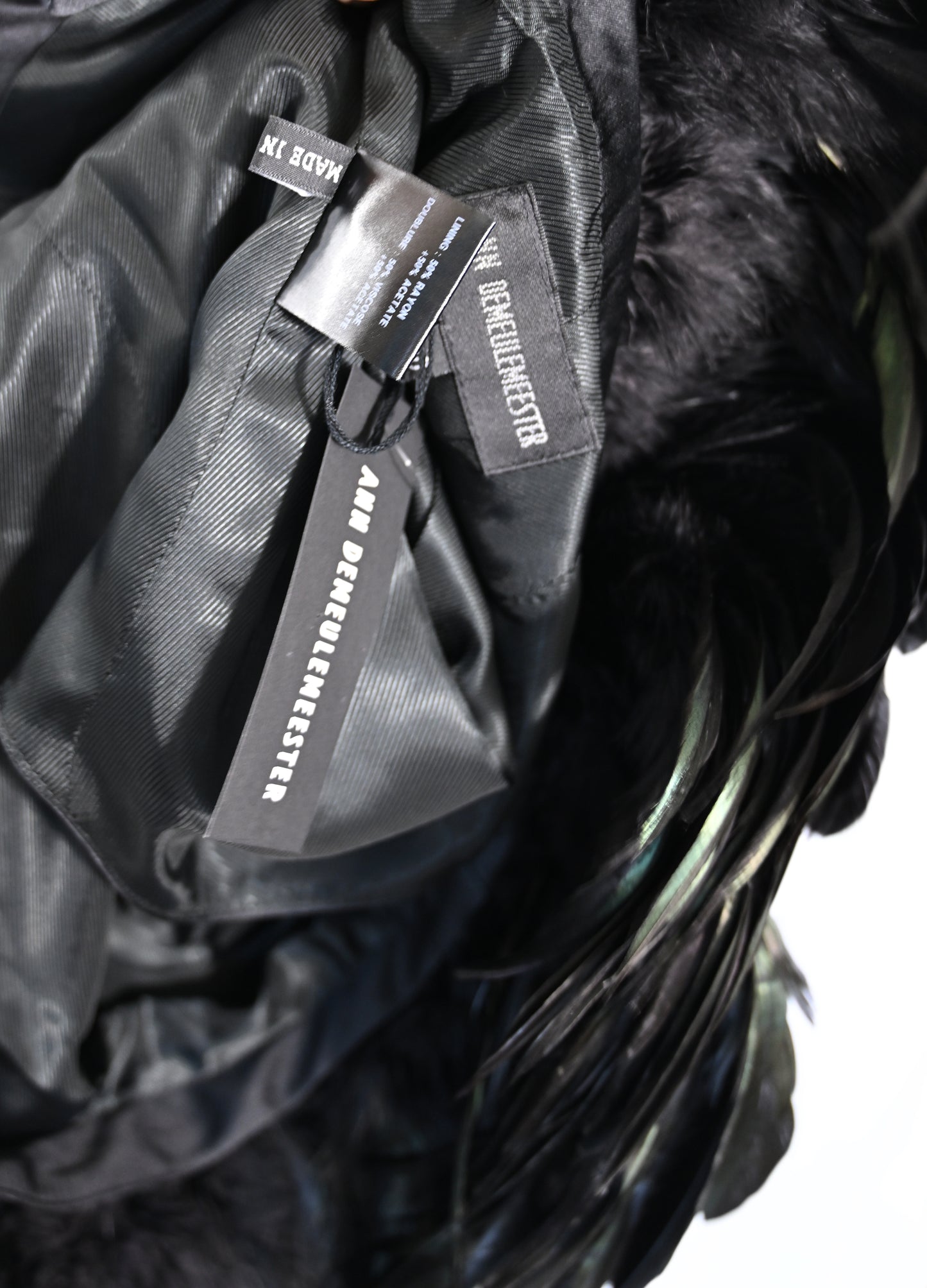 Ann Demeulemeester 2010 Feather Vest