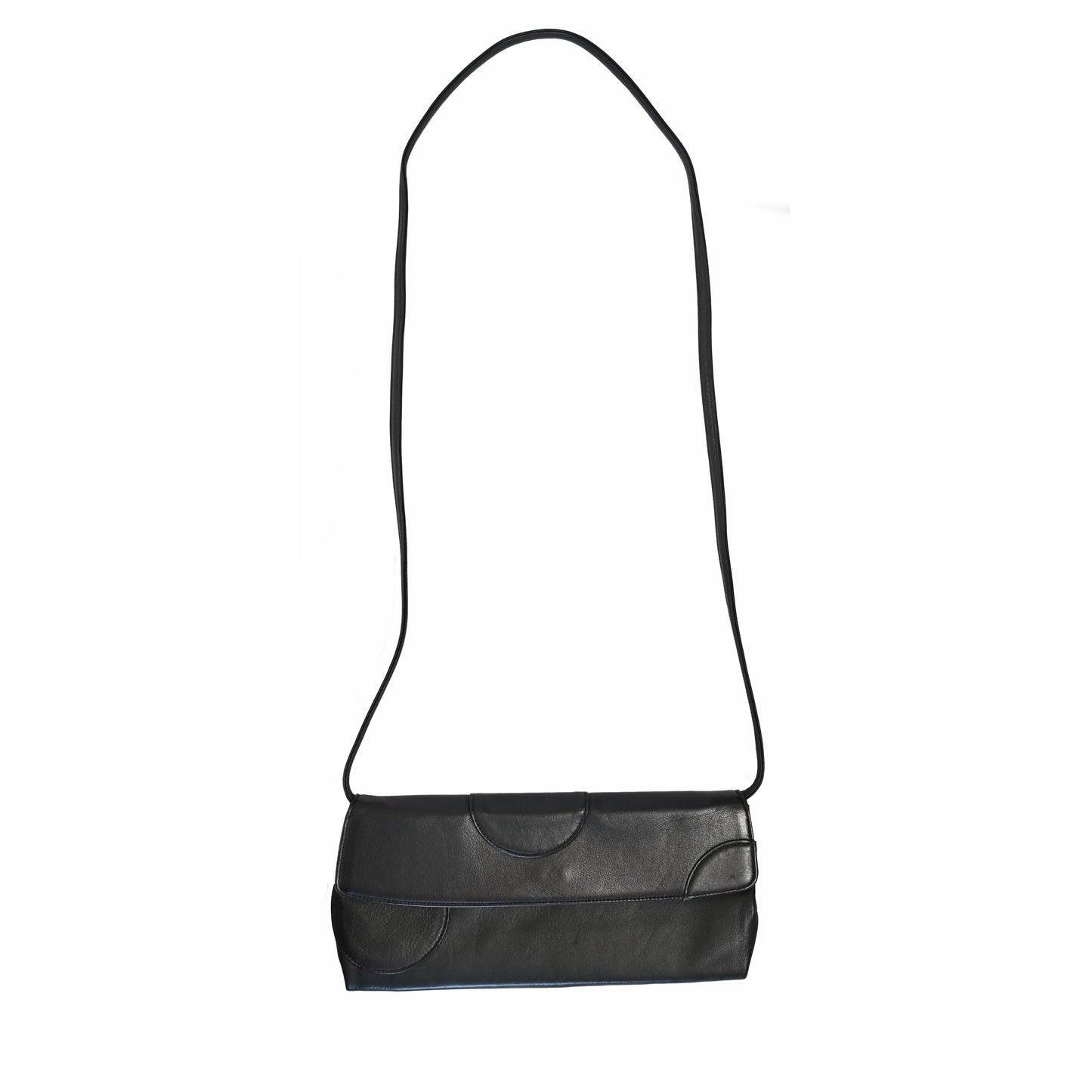 Martine Sitbon 1999 Leather Bag with Circles
