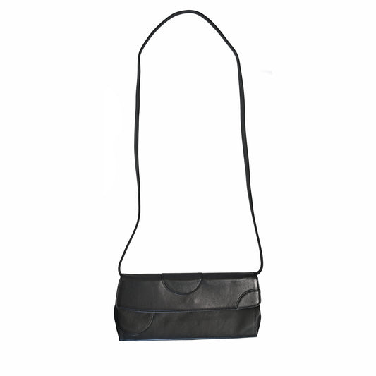 Martine Sitbon 1999 Leather Bag with Circles