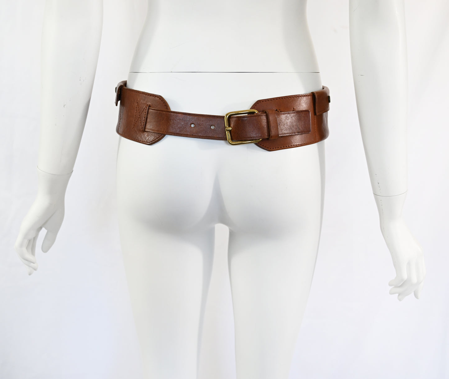 Donna Karan New York Leather Money Belt