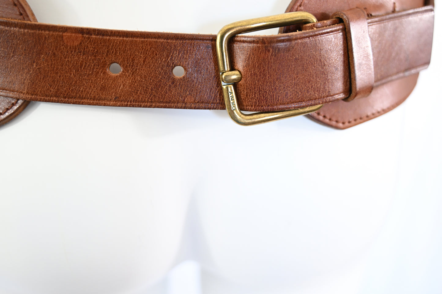 Donna Karan New York Leather Money Belt