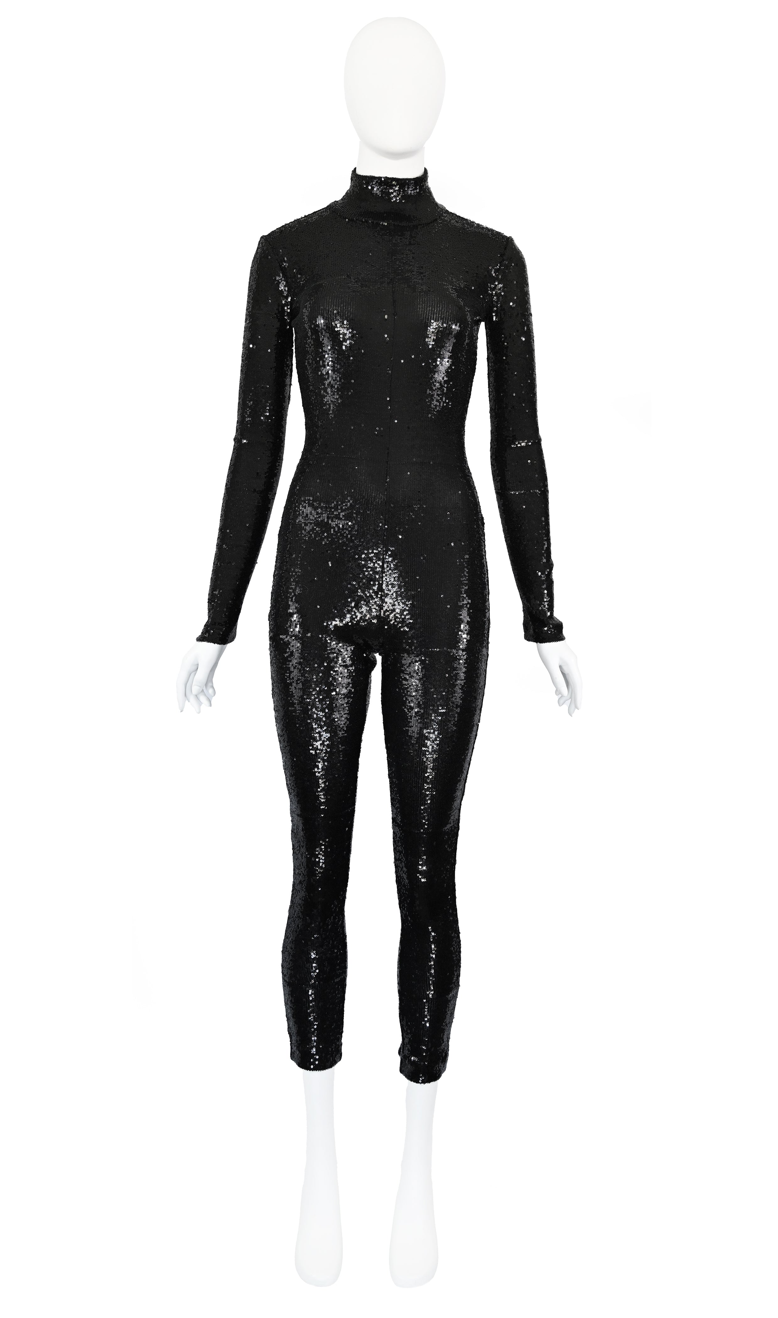 Veronique Branquinho FW 2016 Sequin Embellished Catsuit