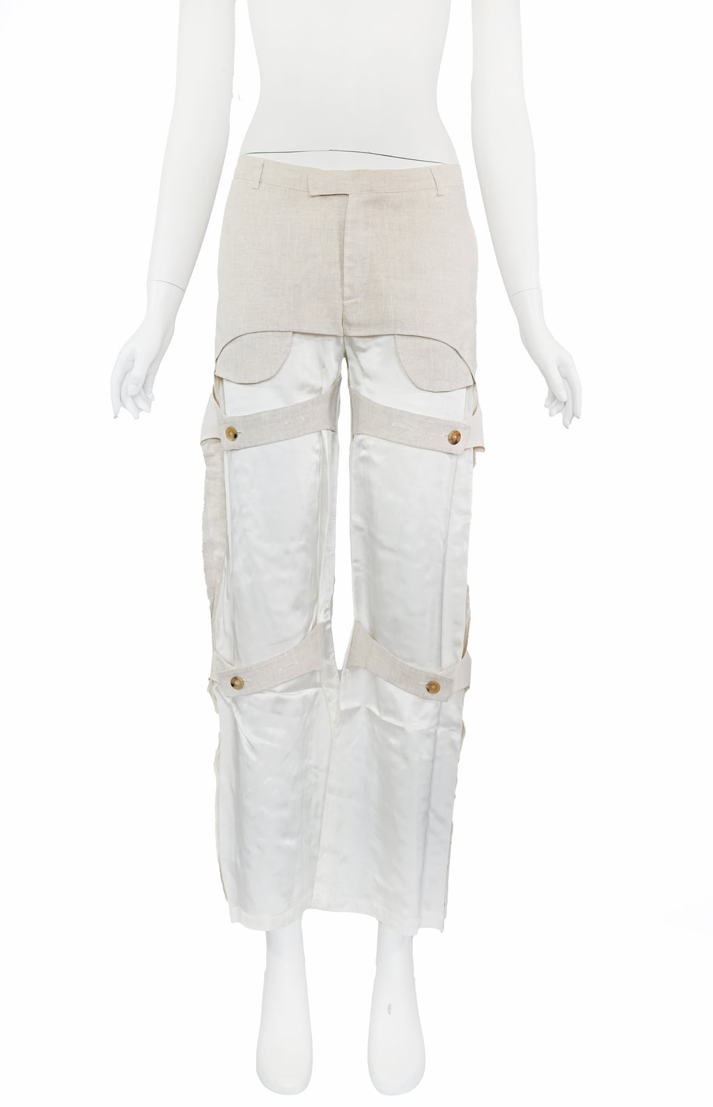 Angelo Figus Trousers with Adjustable Straps