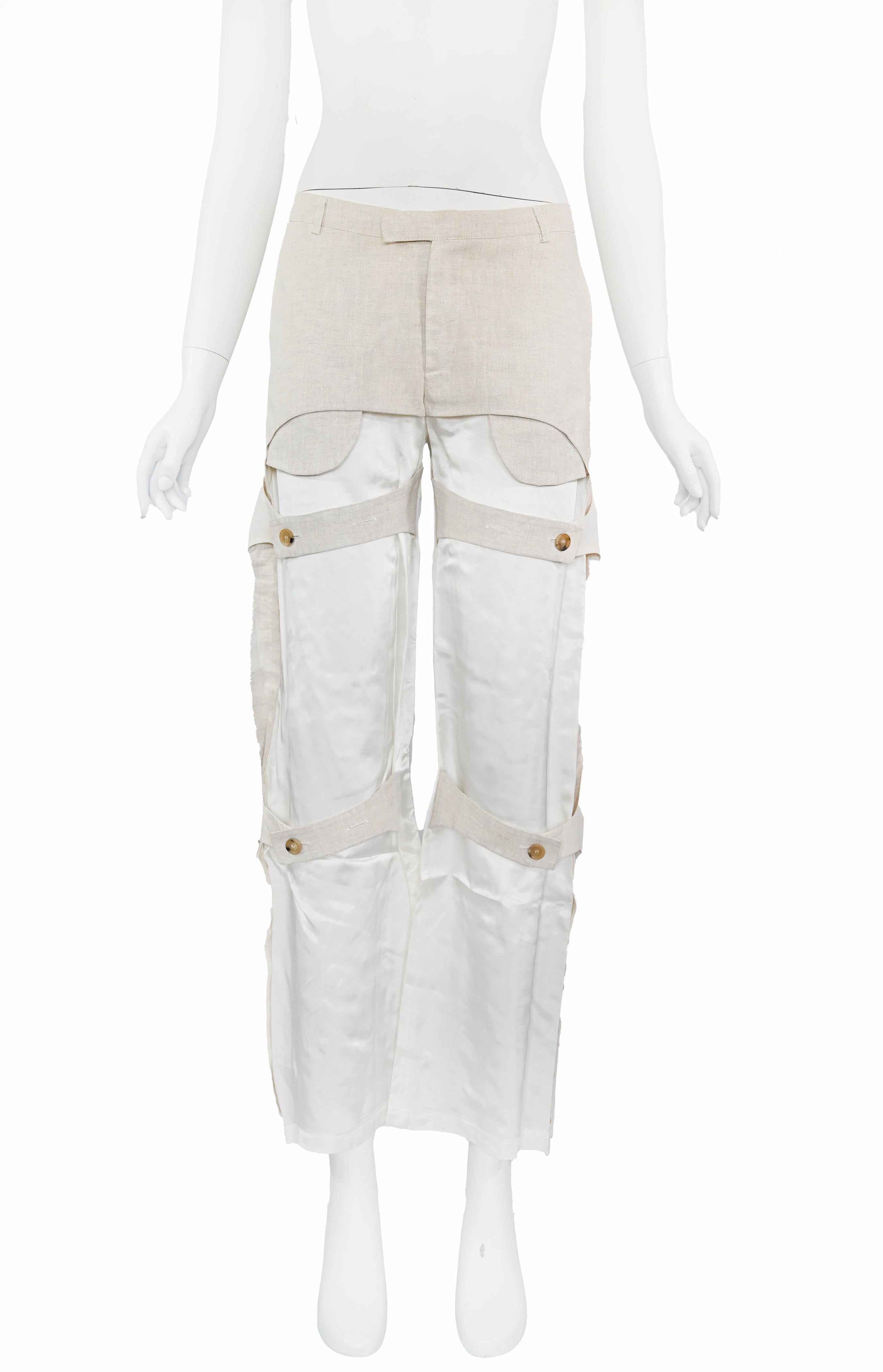 Angelo Figus Trousers with Adjustable Straps