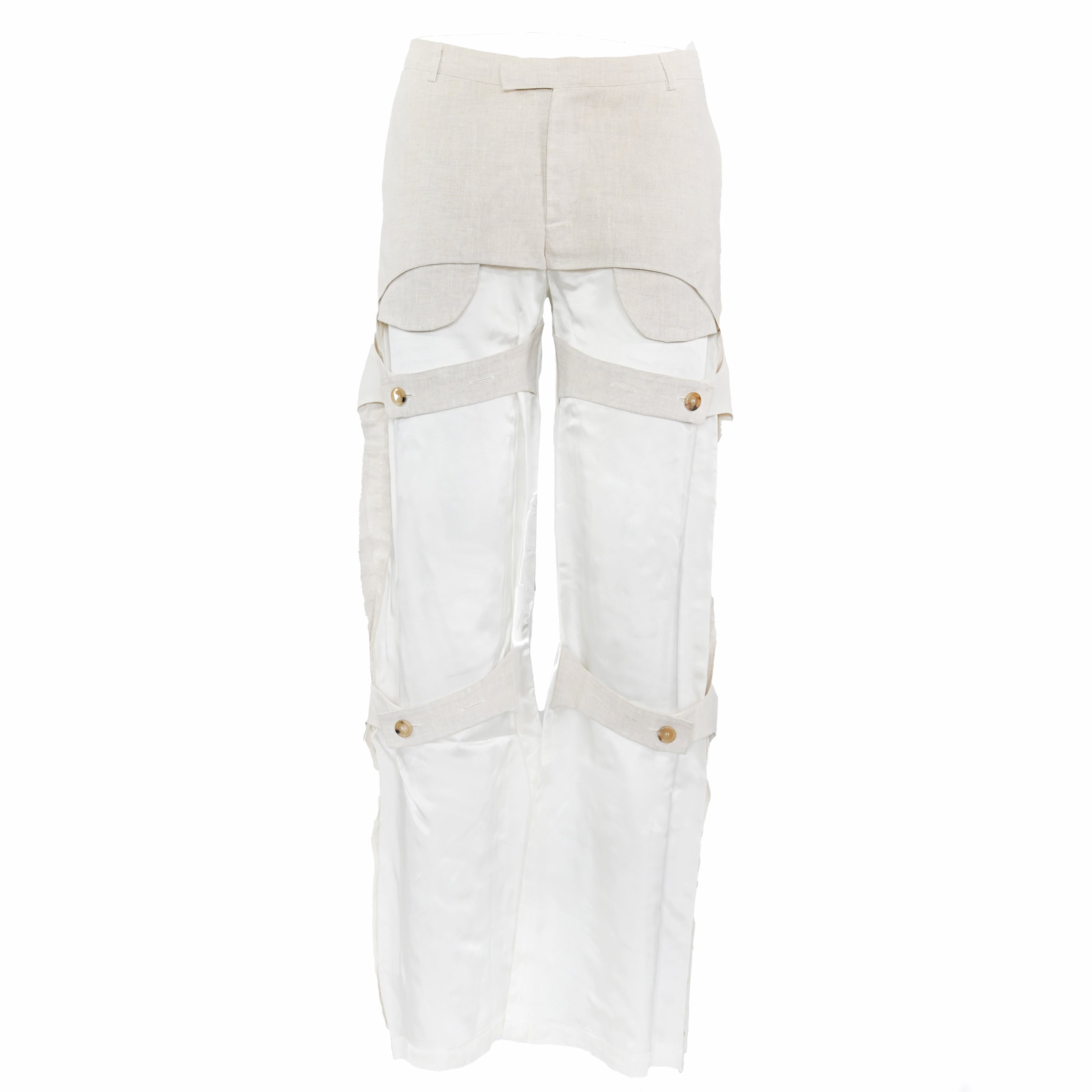 Angelo Figus Trousers with Adjustable Straps