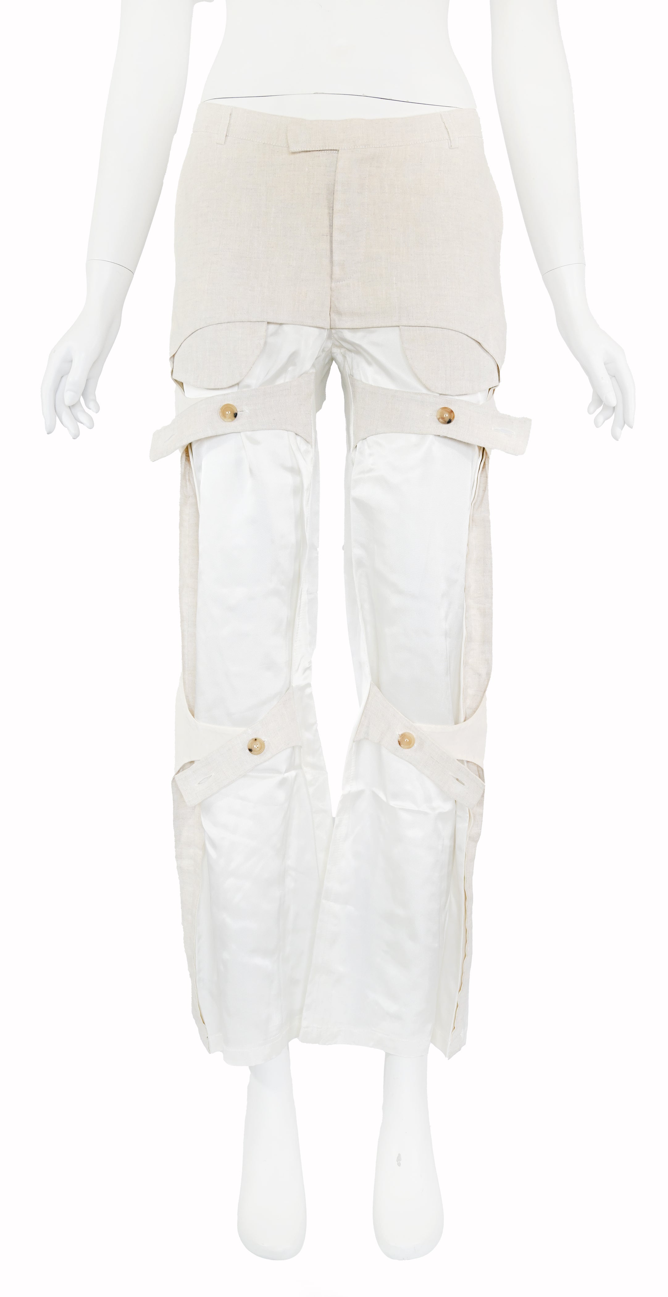 Angelo Figus Trousers with Adjustable Straps