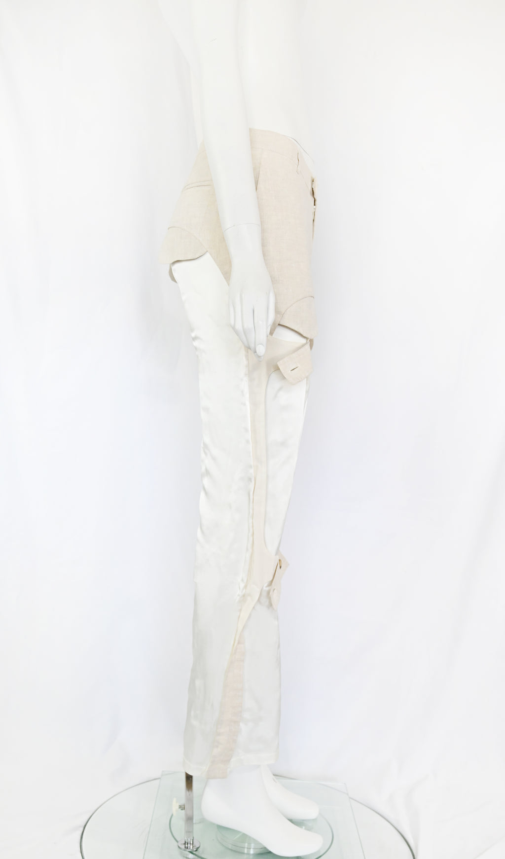 Angelo Figus Trousers with Adjustable Straps