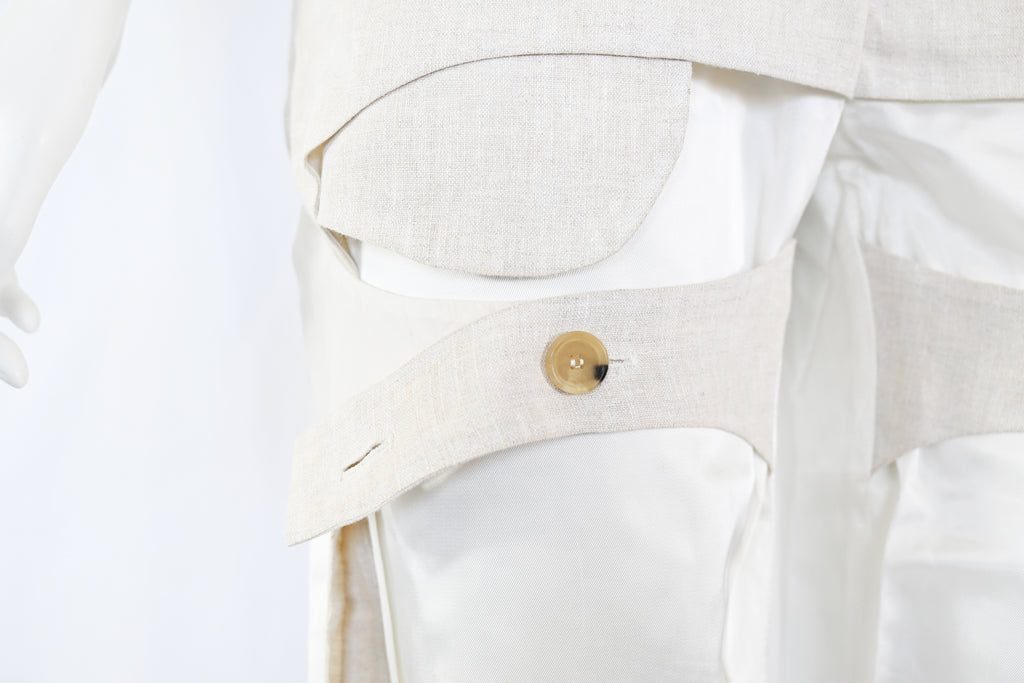 Angelo Figus Trousers with Adjustable Straps