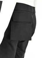 Boudicca Runway Sheer Panel Trousers with Large Pocket