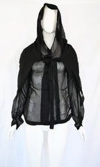 Ann Demeulemeester Versatile Sheer Tunic