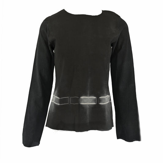 Marc Le Bihan Chalk Silk Blouse